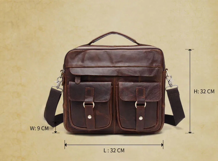 Retro Leather Business Laptop Bags JB207