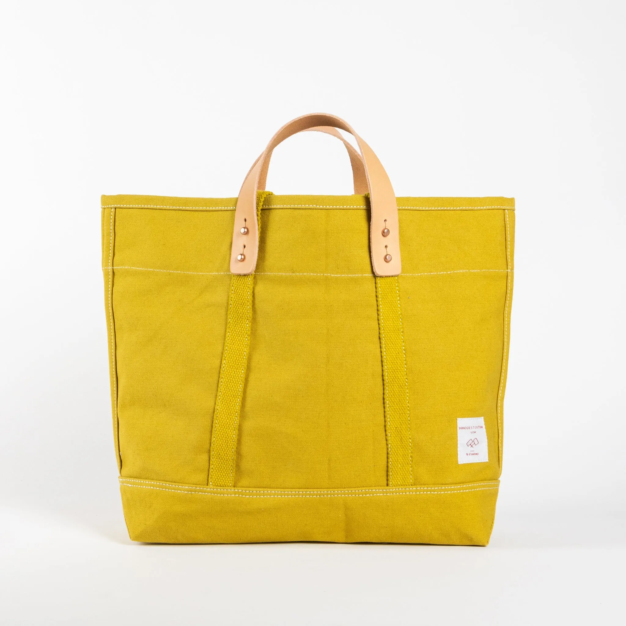 Small East West Tote | Chartreuse