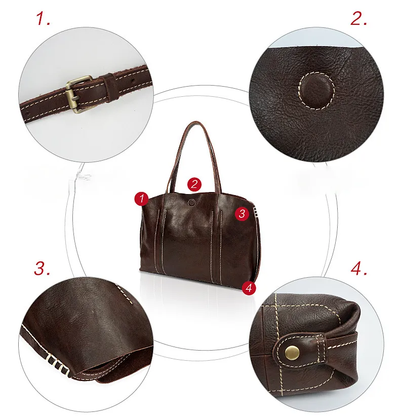 Women Handmade Leather Handbags W8060