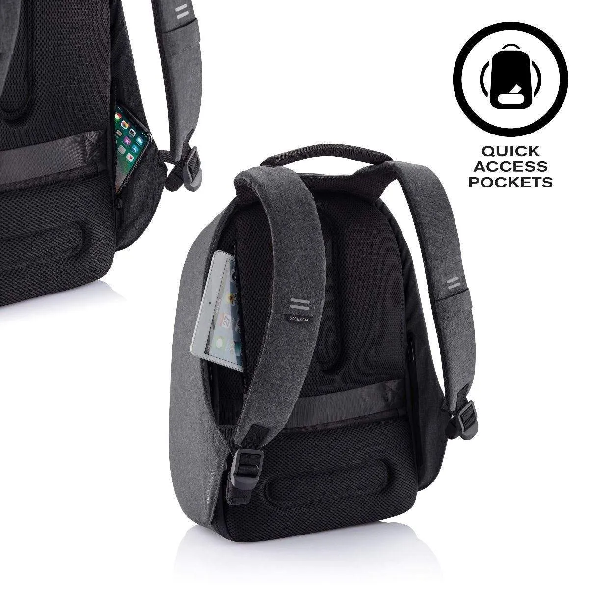 XD Design Bobby Hero XL 17" Anti-theft Laptop Backpack - Black